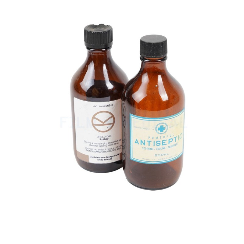 Brown Glass Bottle Medium
